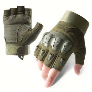 Venta al por mayor personalización ajustable utilidad guantes tácticos con material de microfibra de refuerzo guantes de Ciclismo de motocicleta - Product Image 1