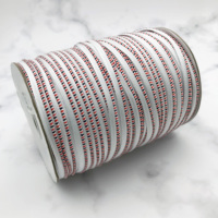 Biais en polyester 100% de 8 mm, cordon de bordure décoratif, passepoil tressé