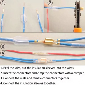 ชุดขั้วต่อสายไฟแบบหุ้มฉนวน ตัวผู้ ตัวเมีย ขนาด 2.8/4.8/6.3 มม. แบบหนีบ  ชนิดปลายแบน  ชุดอุปกรณ์รวม 270 ชิ้น - Product Image 5