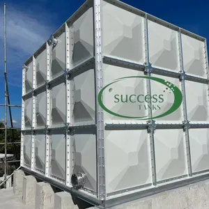 玻璃钢/SMC模块化水箱，绝缘组合水箱10000加仑玻璃钢水箱