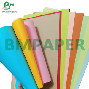 100gsm - 250gsm <span class=keywords><strong>Papel</strong></span> de <span class=keywords><strong>Bristol</strong></span> colorido sin recubrimiento 1150mm de ancho para bolsas de la compra - Product Image 4