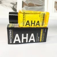 Sérum Éclaircissant Intensif Bio AHA Vitamine C Arbutine Anti-Acné Anti-Taches Acides Hyaluroniques 24K pour une Peau Éclatante