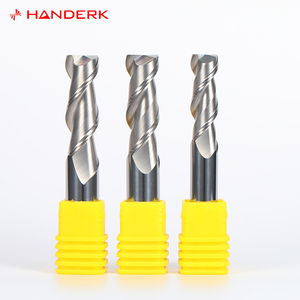 HANDERK Hrc55 Tungsten Carbide <strong>End</strong> <strong>Mill</strong> 6/8/10/12mm 2/3Flute Flat <strong>End</strong> Milling Cutter Set <strong>for</strong> Aluminum <strong>Copper</strong> Alloy - Product Image 6