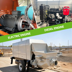 Mini-<span class=keywords><strong>pompe</strong></span> à béton diesel portable 15m³/h montée sur remorque, <span class=keywords><strong>petite</strong></span> machine de pompage pour la construction, support OEM ODM usine 15Y - Product Image 5