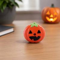 Vente en gros : Jouet anti-stress souple en mousse PU à rebond lent, 10 cm, en forme de donut, citrouille ou chauve-souris, pour Halloween, pour enfants et adultes