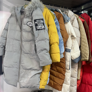 Vente en gros de vêtements d'<span class=keywords><strong>hiver</strong></span> longs en coton à la mode vestes en duvet chaudes d'occasion balles de vêtements d'occasion - Product Image 4