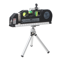 Niveau laser industriel HYTD HY-BPHR rouge avec ruban à mesurer intégré 3mm/5m, auto-nivelant, alimenté par batterie, garantie 1 an, pour bricolage à domicile