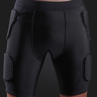 Rugby adulte hommes rembourré Compression Shorts hanche et cuisse protecteur pour Football Paintball basket-ball patinage sur glace Football Hockey