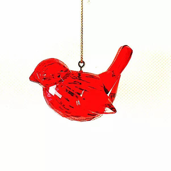 アクリル製の鳥のクリスマスオーナメント、素敵な飛ぶ庭のオーナメント