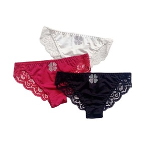Nouvelle lingerie féminine européenne et américaine avec dentelle, triangle, taille basse, sexy, entrejambe en coton respirant, fine et ajourée pour filles - Product Image 1