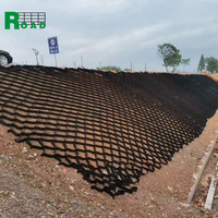 Système cellulaire de renforcement du sol Geocell, grille de stabilisation du gravier pour allées, voies ferrées et routes