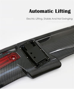 Aileron arrière de voiture électrique à télé<span class=keywords><strong>commande</strong></span> en fibre de carbone ABS brillant économique pour Hyundai Verna 2010-2022 - Product Image 5