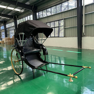 รถม้าสองล้อแบบดั้งเดิม ขายดี ราคาถูก สะดวกสบาย เหมาะสำหรับการส่งออก รถลากม้าแบบคลาสสิกสไตล์เซี่ยงไฮ้โบราณ - Product Image 4