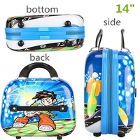 Ensemble de valises pour enfants OMASKA personnalisées en ABS, 3 pièces, valises à roulettes ABS, 14, 16, 20 pouces, valises ABS mignonnes