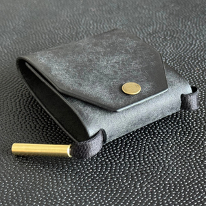 Porte-billets en cuir à accès rapide, pochette portable pour billets, organisateur léger pour usage quotidien - Product Image 3
