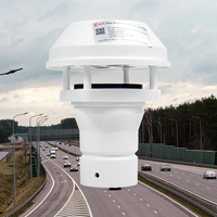 Capteur de vitesse et de direction du vent à ultrasons RK120-09 avec boussole électronique GPS en option, IP65, pour l'évaluation des ressources éoliennes