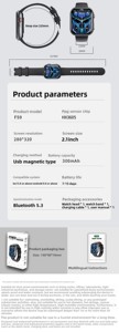 Nuovo Smartwatch 2026 con Schermo HD Grande da 2.10 Pollici, Sensore di Temperatura Corporea, SOS di Emergenza, Modalità Multi-Sport, Monitoraggio della Salute, Batteria <span class=keywords><strong>a</strong></span> Lunga Durata - Product Image 4