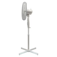 Ventilateur sur pied oscillant électrique Eurotech 2025, nouveau design, 16 pouces, 3 vitesses, pour usage domestique