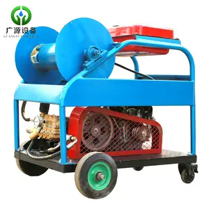 24HP petrol power sewer drain pipe cleaning machine 180bar high pressure cleaner