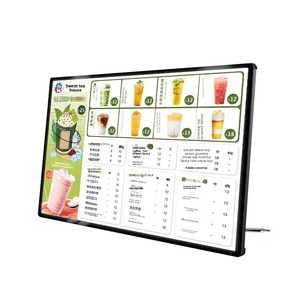 Caja de Luz LED A3 de Vidrio Templado para Menús, Exhibición de Pedidos en Bares y Tiendas de Té con Leche, Lista de Precios Vertical - Product Image 5