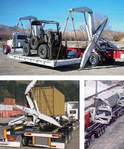 Grúa Semirremolque <span class=keywords><strong>Autocargable</strong></span> MQH37A con Elevador Lateral de Contenedores, Capacidad de Elevación de 37 Toneladas y Control Remoto Inalámbrico - Product Image 5
