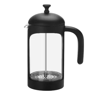 2021 Household Cafes And Coffee Shops Thickened Borosilicate Glass Coffee French Press Plunger