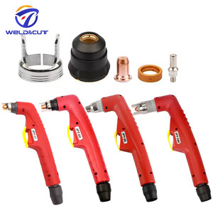 Antorcha de Corte por Plasma PT100, Conector Europeo de 5 Metros, Pistola de Corte Manual de 100A, Compatible <span class=keywords><strong>con</strong></span> TECMO - Product Image 1