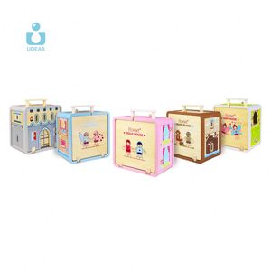 UDEAS Pretend Role Play Diy Educational Toy Kids Wooden <strong>Doll</strong> House With <strong>Doll</strong> Room Furniture <strong>Swings</strong> - Product Image 6