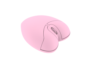 Mouse Wireless in Plastica con Design 3D a Tema Amore Personalizzato, 1200DPI 2.4GHz, Ergonomico a 3 Pulsanti, Portatile, Regalo Perfetto per Donne - Product Image 6