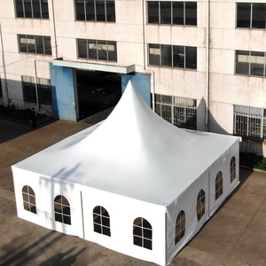 Carpa <span class=keywords><strong>de</strong></span> Boda Tipo Pagoda Blanca Impermeable <span class=keywords><strong>de</strong></span> 6x6m, 8x8m, 10x10m, Venta al Por Mayor, Económica, <span class=keywords><strong>de</strong></span> Aluminio, para Grandes Eventos, Ferias Comerciales, <span class=keywords><strong>PVC</strong></span> - Product Image 2