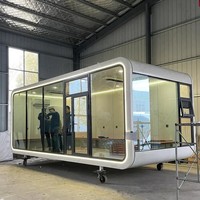 Maison capsule en acier moderne de luxe à 2 étages avec conception modulaire pour utilisation comme toilettes