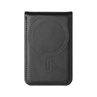 Sac de carte magnétique fort porte-cartes en cuir Pu étui portefeuille magnétique pour téléphone portable porte-carte portefeuilles sac tracker portefeuille de voyage