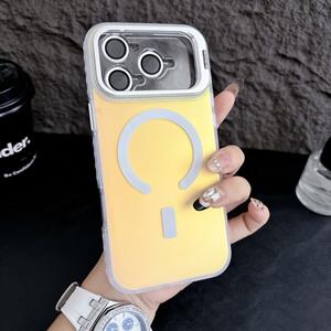 Étui magnétique IMD pour iPhone 16 Pro Max 15 Plus avec protection d'objectif, support, coque intégrale antichoc compatible avec iPhone 13 - Product Image 4