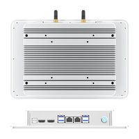 PC industriel embarqué sans ventilateur, PC tout-en-un, écran tactile, ordinateur de bord, étanche, indice IP65