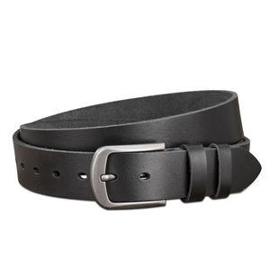 Cinturón de Cuero Genuino <span class=keywords><strong>para</strong></span> <span class=keywords><strong>Hombre</strong></span>, Diseño de Primera Capa de Piel de Vacuno, Cinturón Retro Casual de Cuero de Grano Completo, Venta al Por Mayor de Fábrica - Product Image 3