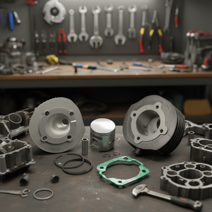 Nouveau kit cylindre de scooter/moto Pinasco 80cc en fonte 2 temps avec haute visibilité - Product Image 3