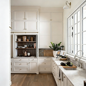 BALOM - Muebles de Cocina Modulares Modernos de Estilo Americano, Estante para Repostería, Gabinetes Inferiores, Gabinetes de Cocina de Madera Maciza, Muebles para el Hogar Personalizados - Product Image 4