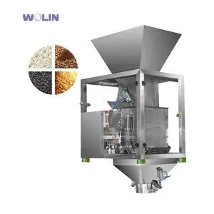 Máquina de pesaje Lineal digital Automático de alta resistencia, 10kg, 25kg, 50kg, dosificación de llenado libre de flujo