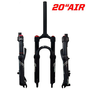 Horquilla de Suspensión de Aire de Aleación de Magnesio para <span class=keywords><strong>Bicicleta</strong></span> MTB/Fat Bike de 26, 27.5 y 29 Pulgadas, Ajustable con Eje Pasante para BMX - Product Image 4
