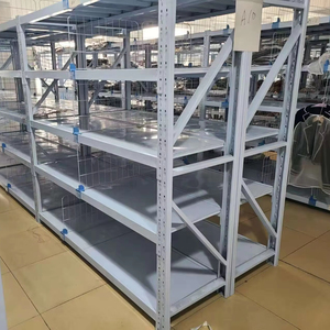 מדפי תיל רב-שכבתיים מנירוסטה - מתכווננים, עמידים במיוחד, להתקנה מהירה לאחסון בעל עומס גבוה - Product Image 1