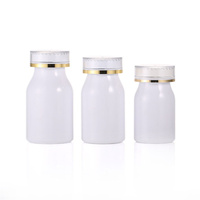 Bouteilles de pilules en plastique de 80 ml, 100 ml, 120 ml, 150 ml, flacons pharmaceutiques pour animaux de compagnie, flacons de capsules avec joint, flacons de vitamines