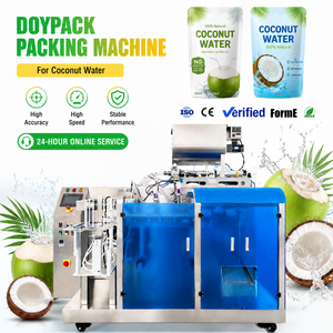 เครื่องบรรจุภัณฑ์อัตโนมัติความเร็วสูงแบบ Doypack สำหรับน้ำมะพร้าว เครื่องบรรจุและปิดผนึกของเหลวในถุงสำเร็จรูป - Product Image 1