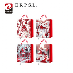 ERPS.L. 33150 Sacchetto Regalo in Plastica Stampato a Caldo di Media Grandezza per Forniture Natalizie Cina - Product Image 1