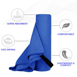 Superdry Cheap Microfiber <strong>70</strong> <strong>Polyester</strong> <strong>30</strong> <strong>Polyamide</strong> Sports <strong>Towel</strong> with Bag - Product Image 5