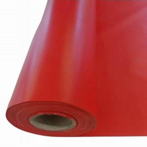 500D 9*9 Breathable <strong>PVC</strong> Tarpaulin Warp Knitted Laminated Waterproof Solid <strong>Fabric</strong> 300gsm Very Lightweight Tent Bags Car - Product Image 2