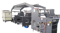 Etiqueta de papel autoadhesivo termofusible, máquina de revestimiento de laminación de transferencia no tejida, sensible al calor