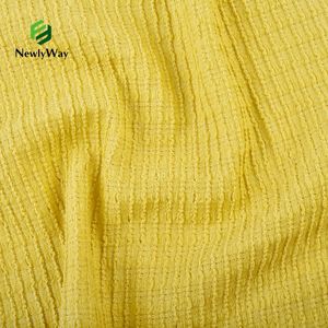 Spandex Knit 4 way Stretch Crinkle <span class=keywords><strong>Crepe</strong></span> plisado <span class=keywords><strong>Comprar</strong></span> vestido de mujer Material de <span class=keywords><strong>tela</strong></span> para faldas de moda Ropa - Product Image 4