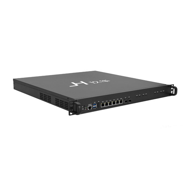 1U Rack Mount Network Security Gateway Xeon LGA2011 6Port 10G SFP Firewall Router PC Support Mikrotik ROS7 Pfsense Custom Logo