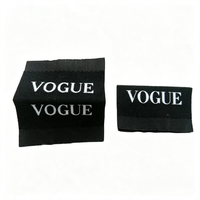 Étiquettes tissées personnalisées pour vêtements, étiquettes tissées pliées au centre, étiquettes à coudre pour vêtements, étiquettes en tissu pour perruques