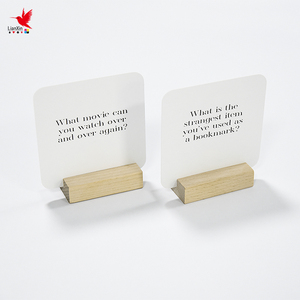 Tùy chỉnh tích cực khẳng định chơi thẻ với gỗ đứng in nhựa giấy logo in Dấu hộp giấy - Product Image 4